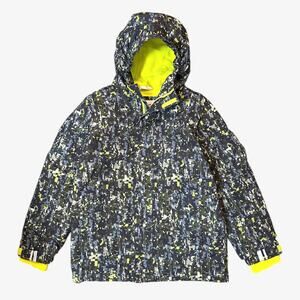 Lands' End Kids Squall Waterproof Insulated Jacket Size L (10-12), Green Camo
